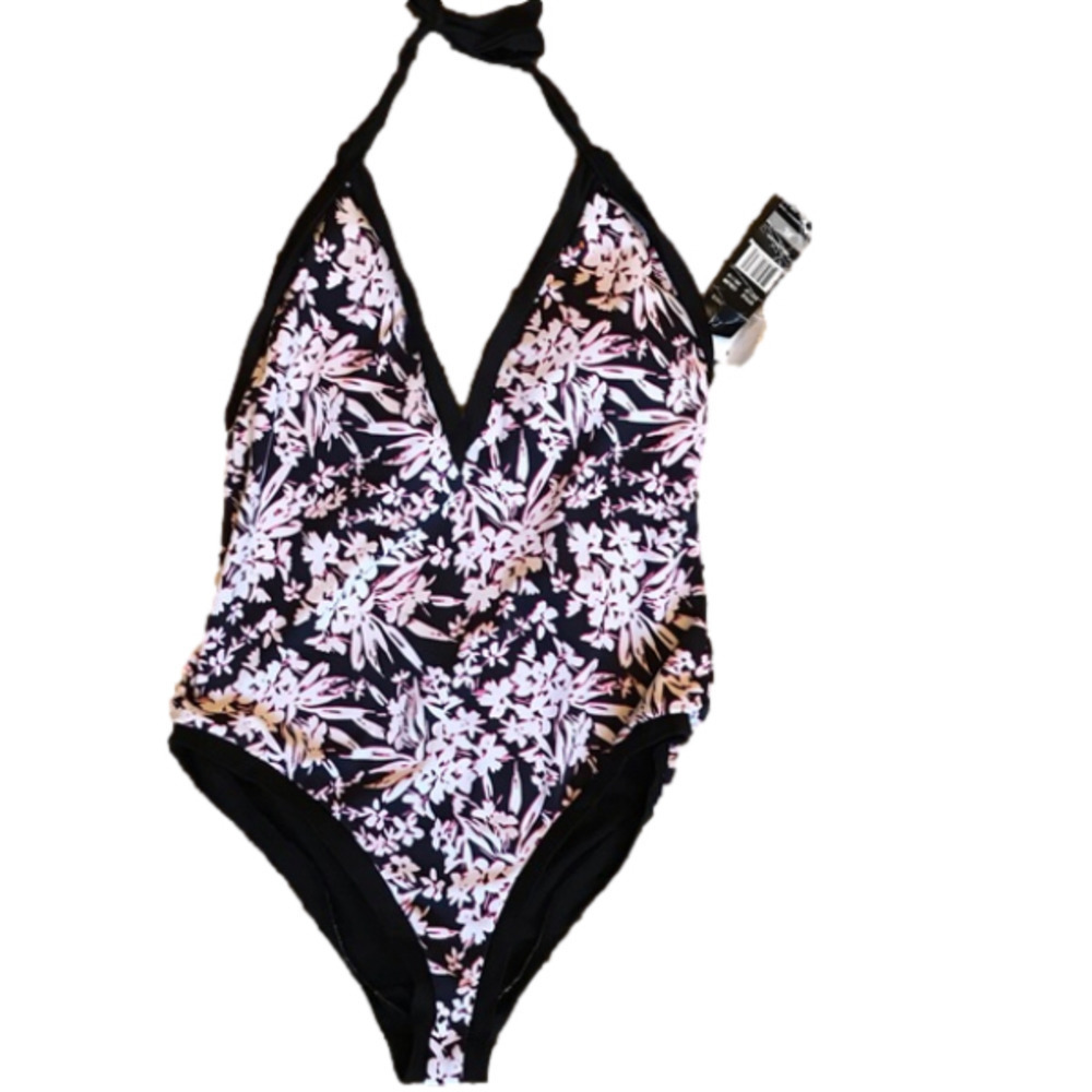 Sole East One Piece Bathing Swim Suit. Floral. Size XL. Brand New.